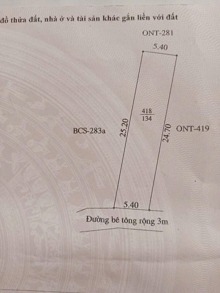 Đất thổ cư Duy Trung, Duy Xuyên 134m² giá chỉ 3xx triệu - Vị trí đắc địa gần khu công nghiệp Tây An!