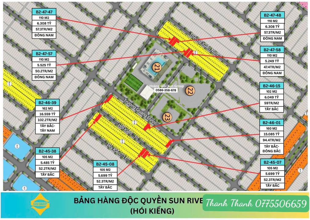 Đất nền Hòa Xuân Đà Nẵng 110m² giá 6.06 tỷ - Cơ hội đầu tư tuyệt vời!