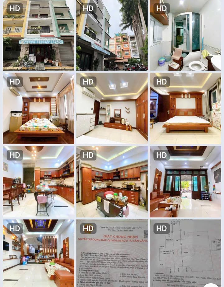 Nhà 4 tầng Nguyễn Hữu Tiến, Tân Phú 70m² giá 10.8 tỷ - Hẻm VIP vị trí đẹp!