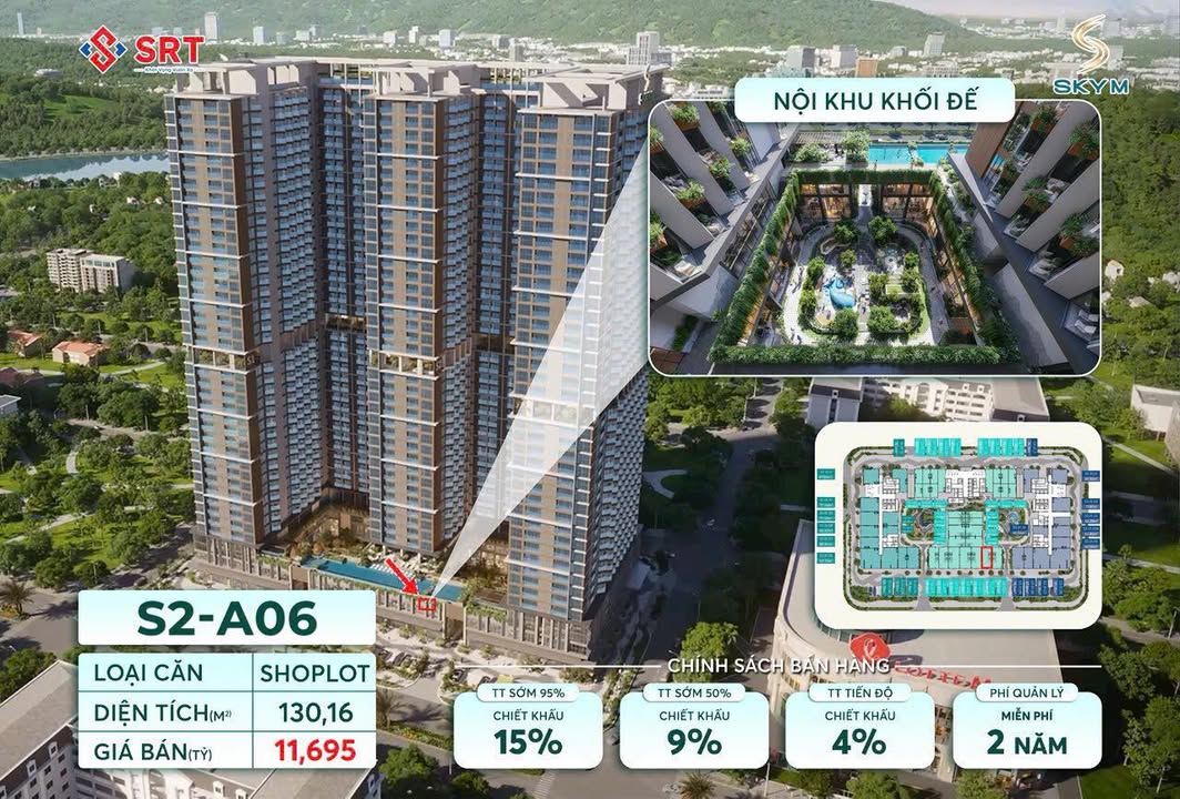 Shophouse SKY M Hạ Long 130m² giá 11.695 tỷ - Cơ hội đầu tư hấp dẫn!