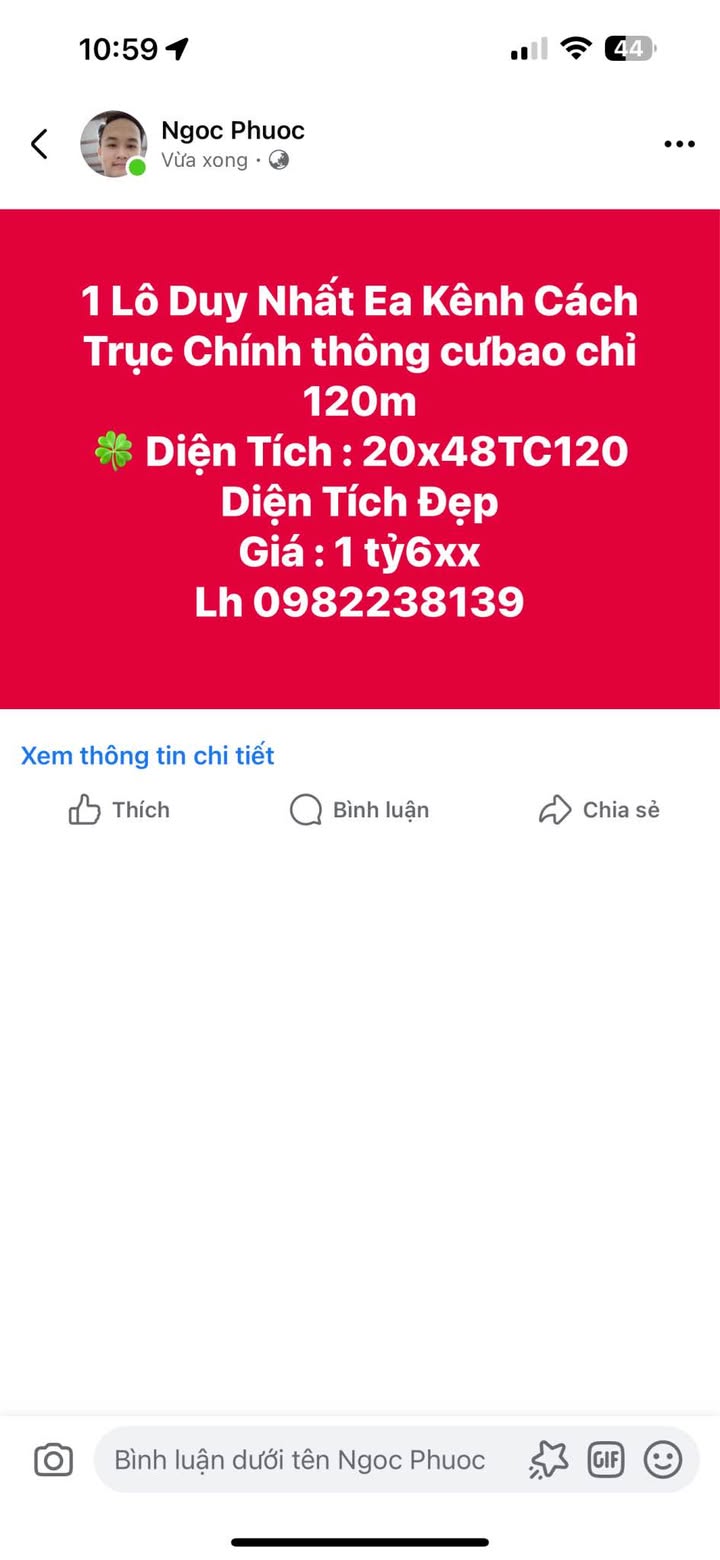 Đất nền B Drao, Krông Pắc 960m² giá 1.6 tỷ - Cơ hội đầu tư không thể bỏ qua!