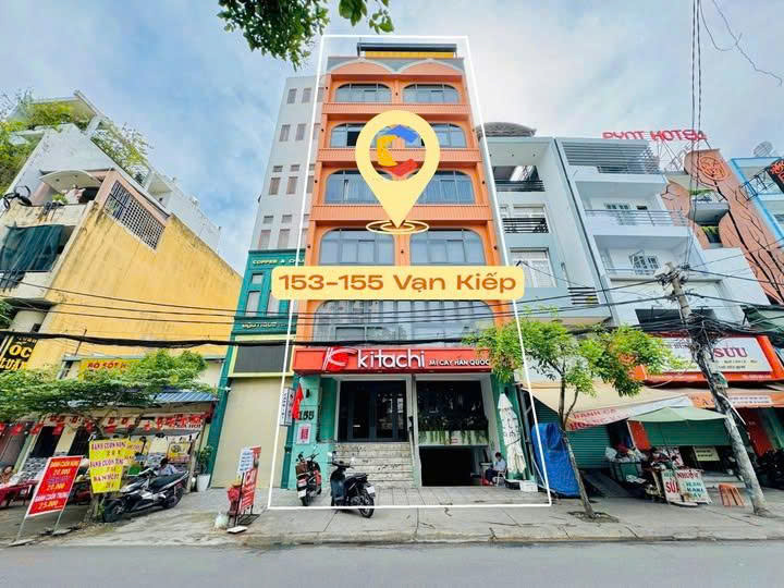 Bán/Cho thuê tòa nhà mặt tiền Vạn Kiếp, quận Bình Thạnh, 112m² - Thiết kế hiện đại, vị trí đắc địa!