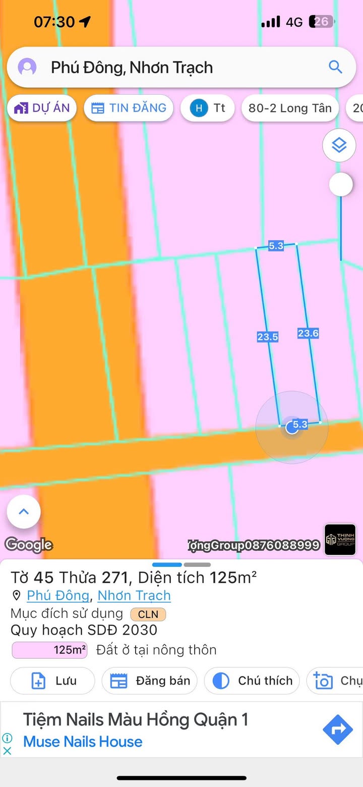 Đất nền An Phú Đông Quận 12 125m² giá 1.6 tỷ - Đường ô tô thoải mái!