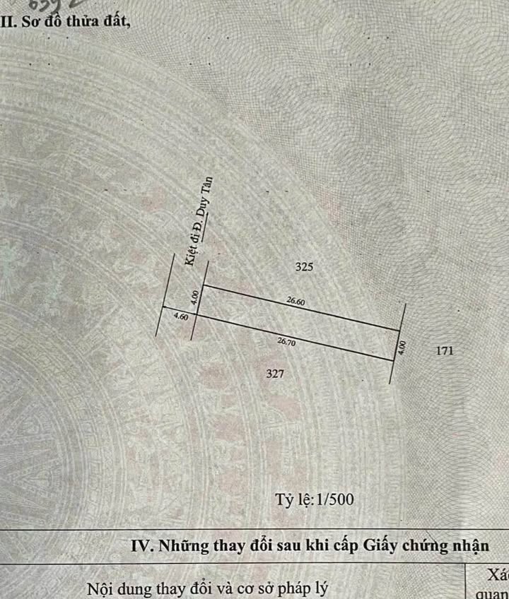 Đất Duy Tân, TP Huế, 106.4m², giá 2.65 tỷ - Vị trí đẹp, không lụt!