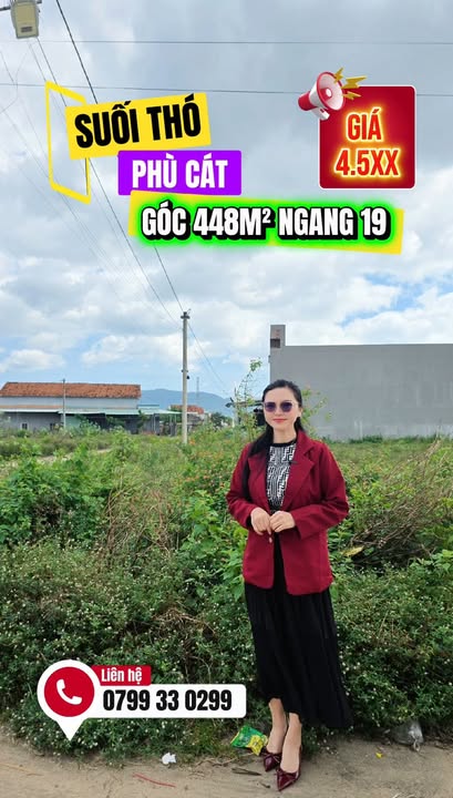 Đất nền góc 2 mặt tiền Khu phố An Khương, 448m² giá 4.5 tỷ - Sổ đỏ chính chủ