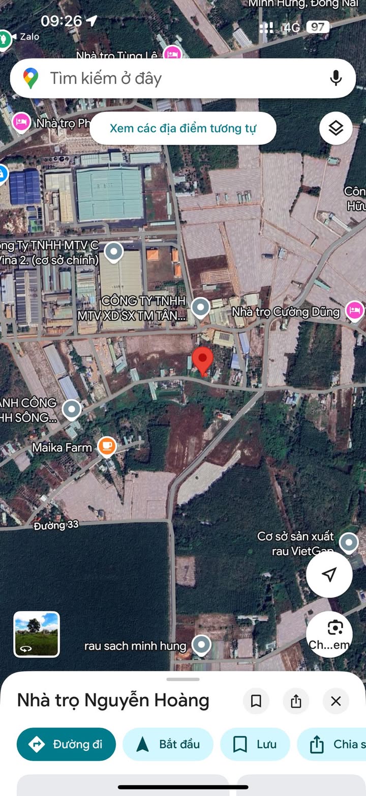 Đất KCN Minh Hưng - Hàn Quốc Chơn Thành 170m² giá 680 triệu - Sổ hồng riêng!