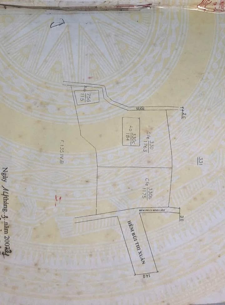 Đất thổ cư 3000m² phường 1 Bảo Lộc giá 33 tỷ - Vị trí đắc địa gần chợ mới!