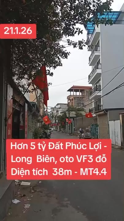 Đất nền Phúc Lợi, Long Biên 38m² giá 5 tỷ - Cơ hội đầu tư an toàn!