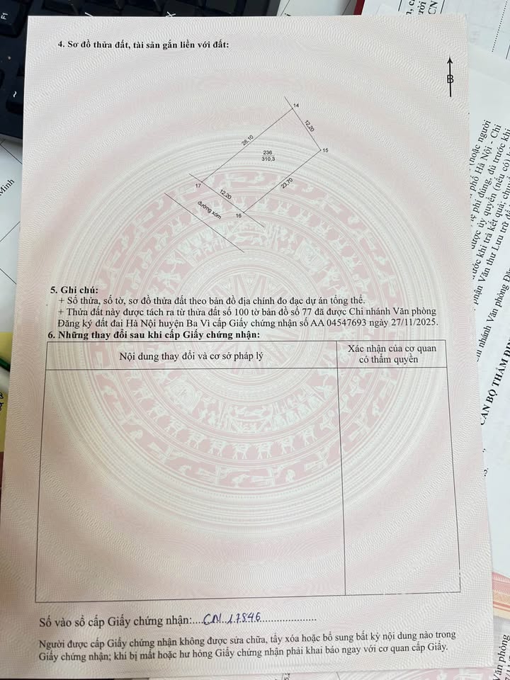 Đất nền Yên Bài, Ba Vì 310m² giá thương lượng - Đường thông thoáng, đầu tư sinh lời!