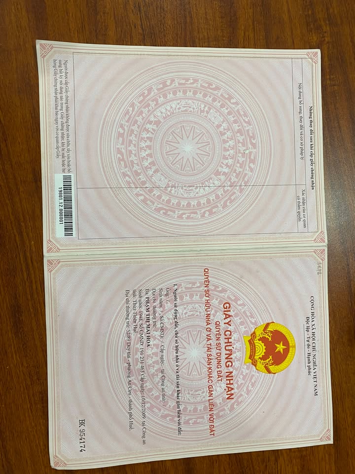 Đất nền 2 mặt tiền 202m² tại Duy Tân, giá 2.89 tỷ - Sổ hồng chính chủ!