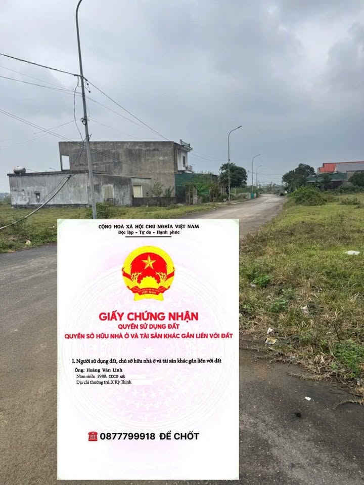 Lô đất TDC Phường Kỳ Thịnh 150m² giá thỏa thuận - Cơ hội đầu tư hấp dẫn!