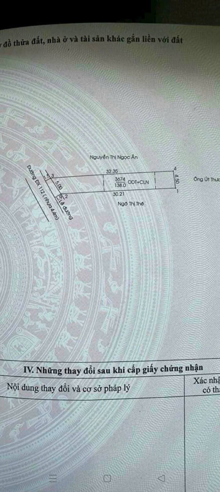 Đất thổ cư 138m² Tân An, Thủ Dầu Một chỉ 1 tỷ - Cơ hội đầu tư tuyệt vời!