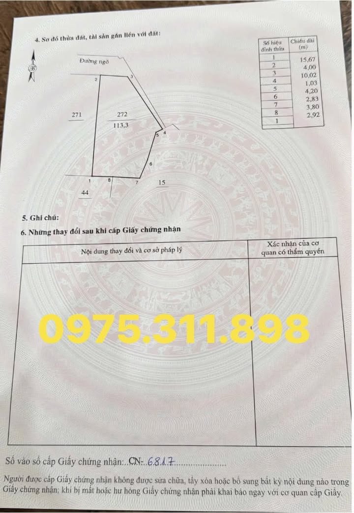 Đất nền Vĩnh Trại Lạng Sơn 113m² giá 1.4 tỷ - Địa điểm lý tưởng để đầu tư!