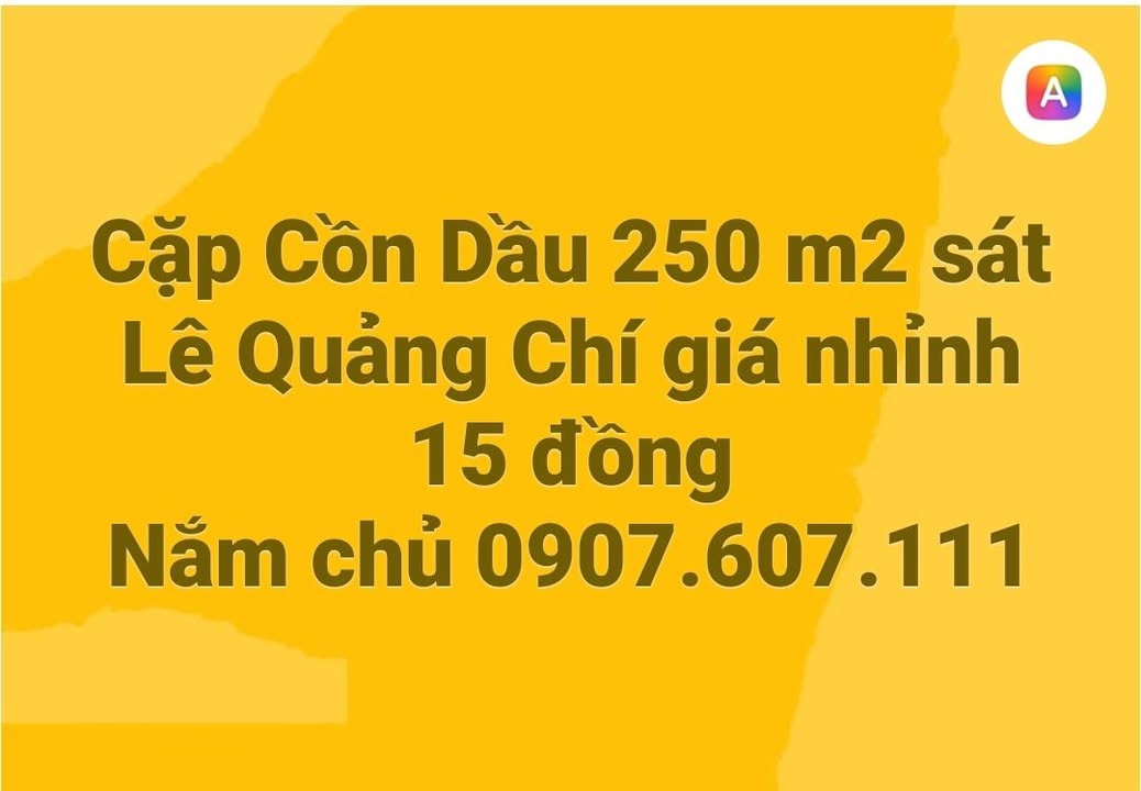 Đất Cồn Dầu 250m² giá 15 tỷ - Đầu tư sinh lời ngay!