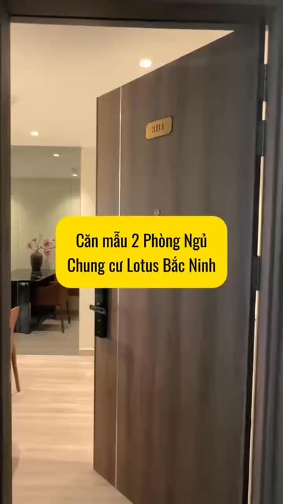 Căn hộ Lotus Bắc Ninh 900 triệu - Cho thuê ngay 11 triệu/tháng!