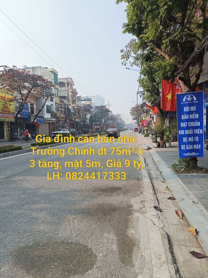 FrontHouse đường Trường Chinh, Nam Định 75m² giá 9.3 tỷ - Kinh doanh sầm uất!
