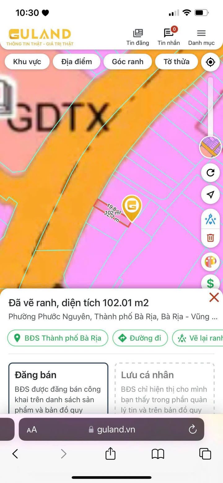 FrontHouse Hùng Vương Bà Rịa 100m² giá 4 tỷ - Đầu tư sinh lời ngay!