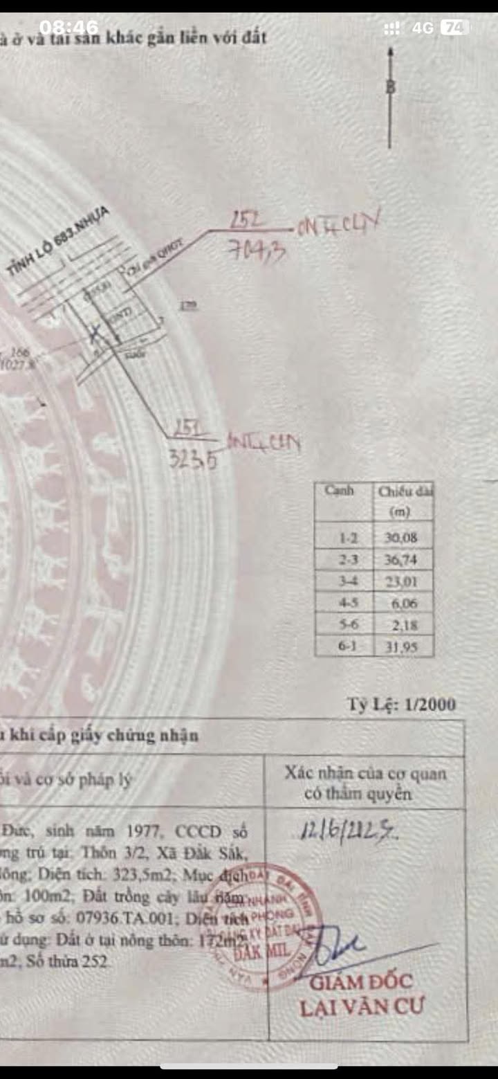 Đất nền Tỉnh Lộ Đắk Hà 740m² giá 9.240 triệu - Cơ hội đầu tư tuyệt vời!