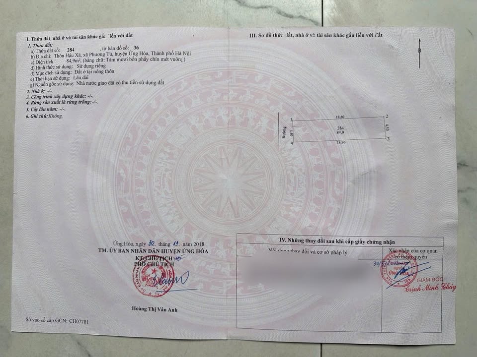 Đất nền Hậu Xá, Phương Tú, 84.9m² giá thỏa thuận - Vị trí đẹp, tiện ích đầy đủ!