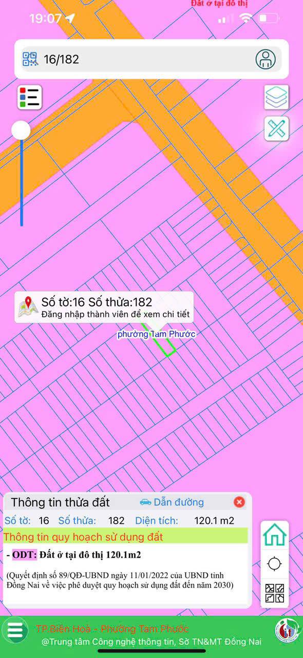 Đất nền Khu 160 Tam Phước 120m² giá 999 triệu - Sổ hồng chính chủ!