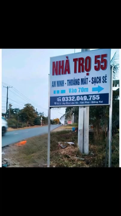 Phòng trọ mới xây tại xã Phú Vinh, 20m² - Sạch sẽ, thoáng mát và an toàn!