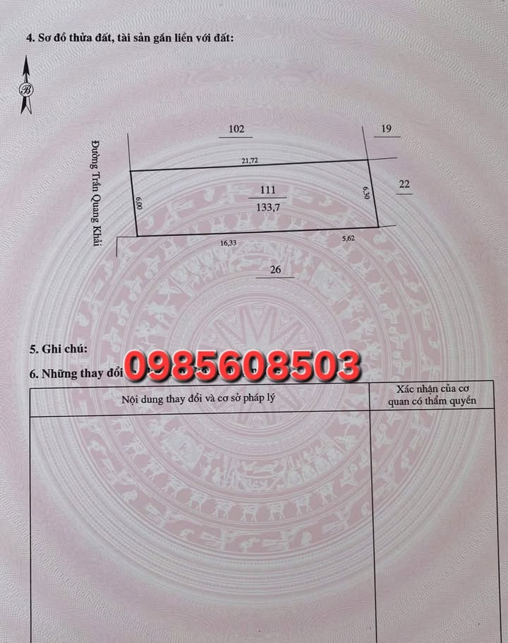 Đất mặt đường Trần Quang Khải, Lạng Sơn 133m² giá 2.6 tỷ - Cơ hội đầu tư sinh lời!