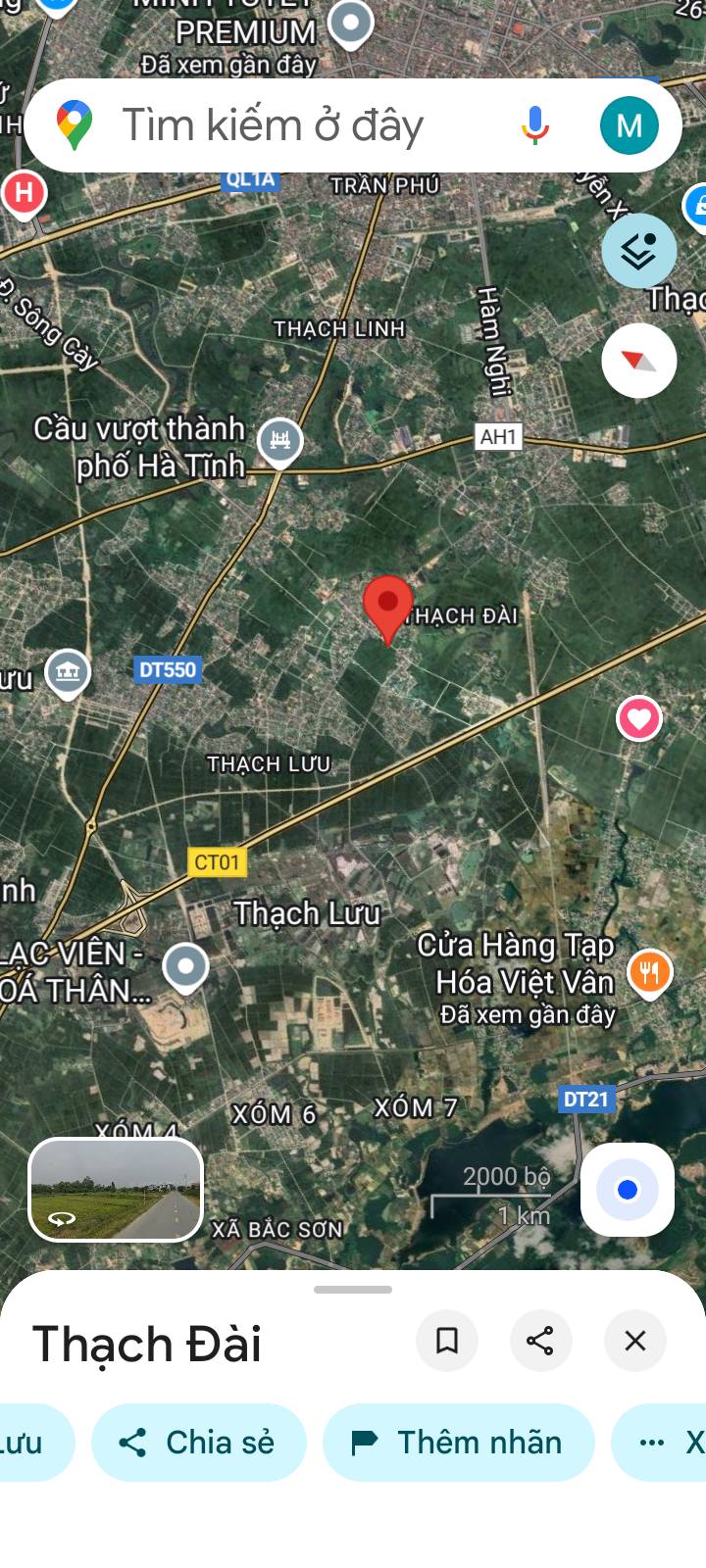 Đất nền Thạch Đài, Hà Tĩnh 231m² giá 4 tỷ - Cơ hội đầu tư tuyệt vời!