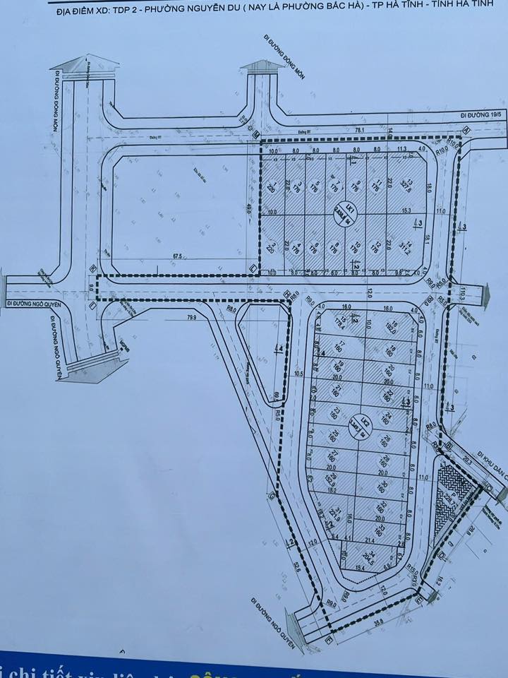 Bán đất Tổ dân phố Trung Tiến, Phường Trần Phú, Hà Tĩnh - Đường quy hoạch rộng đẹp 8.18m²