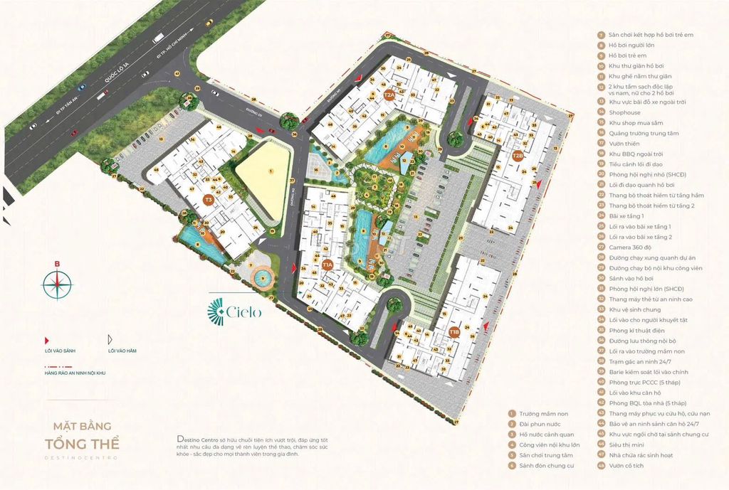Căn hộ Destino Centro Bến Lức 52m² giá 1.696 tỷ - Cơ hội vàng cho gia đình!
