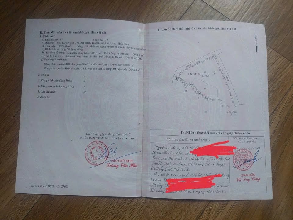 Lô đất nghỉ dưỡng 1 ha tại An Bình, Lạc Thủy – Giá chỉ 7 tỷ!