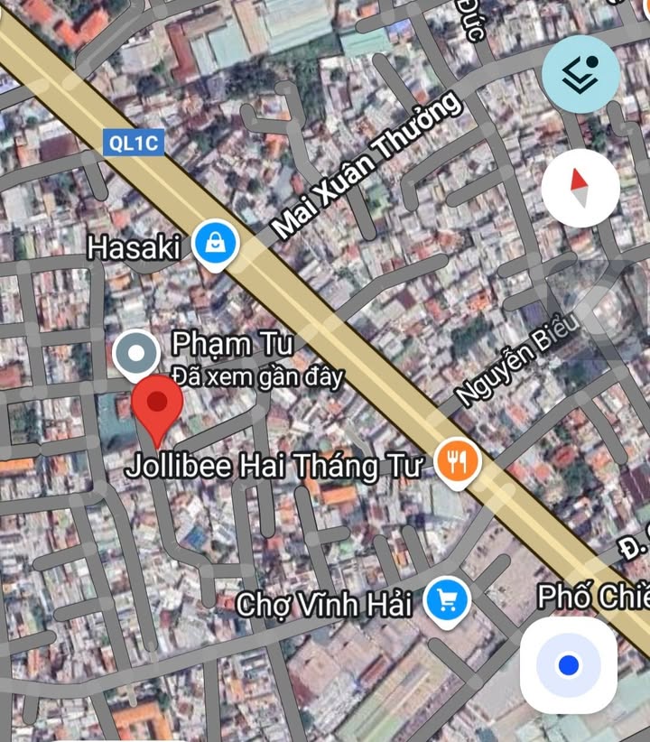 Đất ở đô thị gần chợ Vĩnh Hải, Nha Trang, 50m² chỉ 2.75 tỷ - Sổ hồng chính chủ!