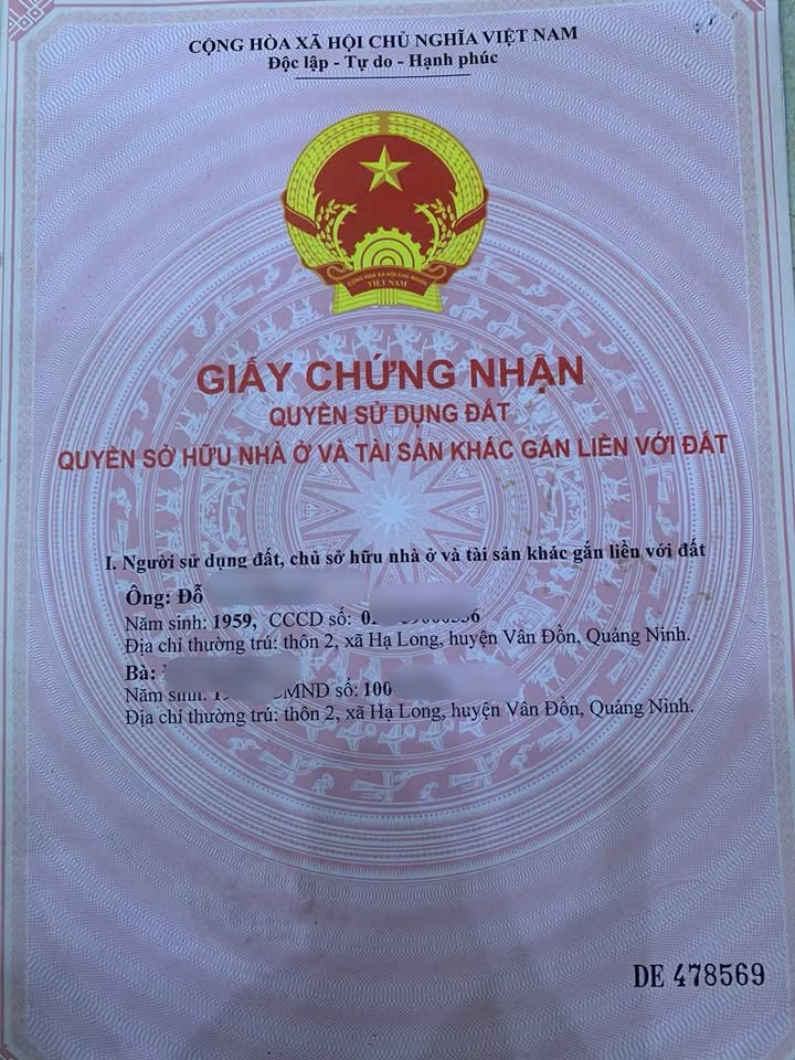 Đất nền 765,7m² tại Thôn 2, Xã Hạ Long, Vân Đồn - Giá cực tốt đầu tư!