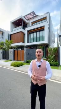 Biệt thự sân vườn hiện đại 300m² gần cầu Rồng - Nhà đẹp dọn vào ở ngay!