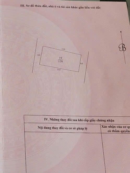 Đất nền Tân Triều Thanh Trì 120m² giá 21.6 tỷ - Mặt tiền 8m, sổ đỏ chính chủ!