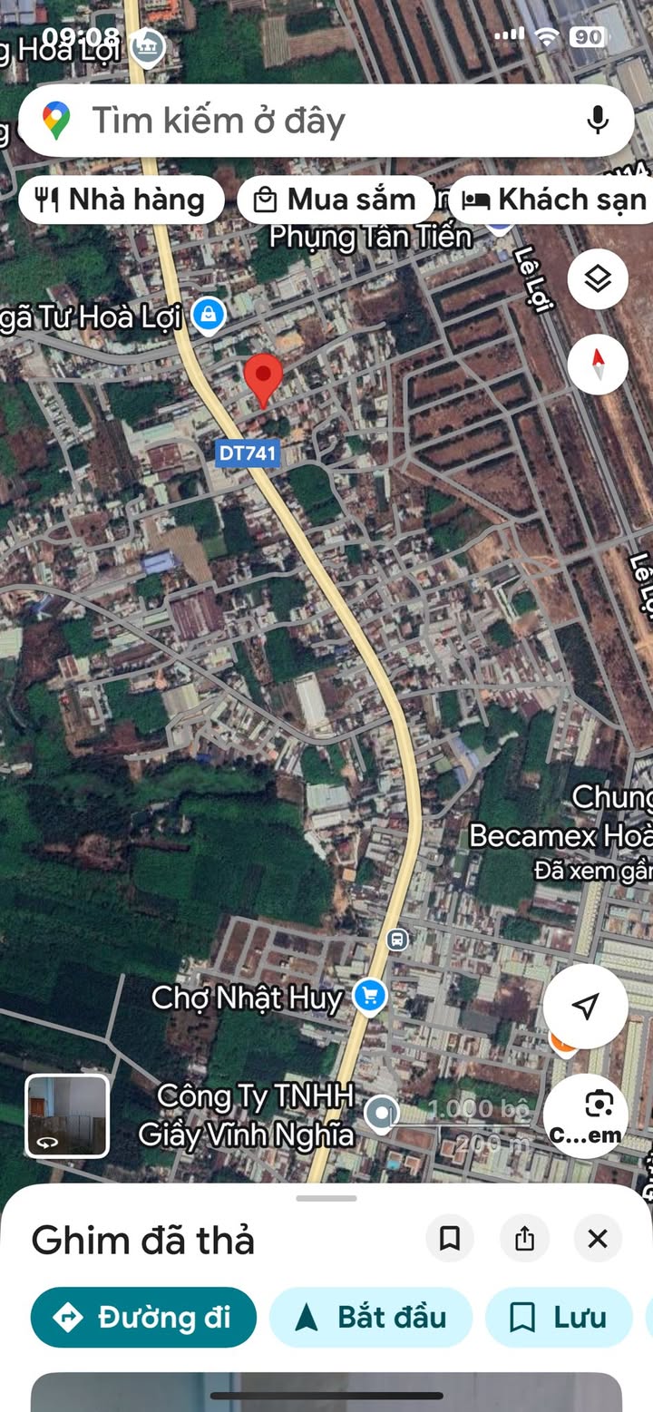 Đất nền Hòa Lợi, Bến Cát 200m² giá 3 tỷ - Kinh doanh thuận lợi!