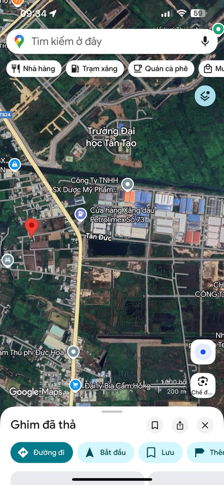 Đất nền KCN Tân Đức, Long An 125m² giá chỉ 750 triệu - Đầu tư sinh lời ngay!