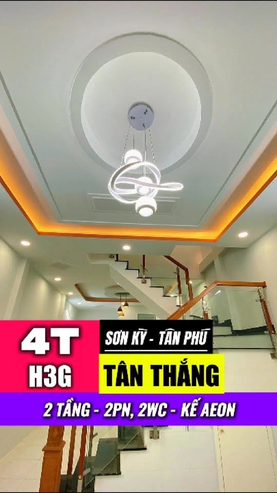 Nhà mới 2 tầng tại AEON MALL Tân Phú 48m² giá thỏa thuận - Không lỗi phong thủy!