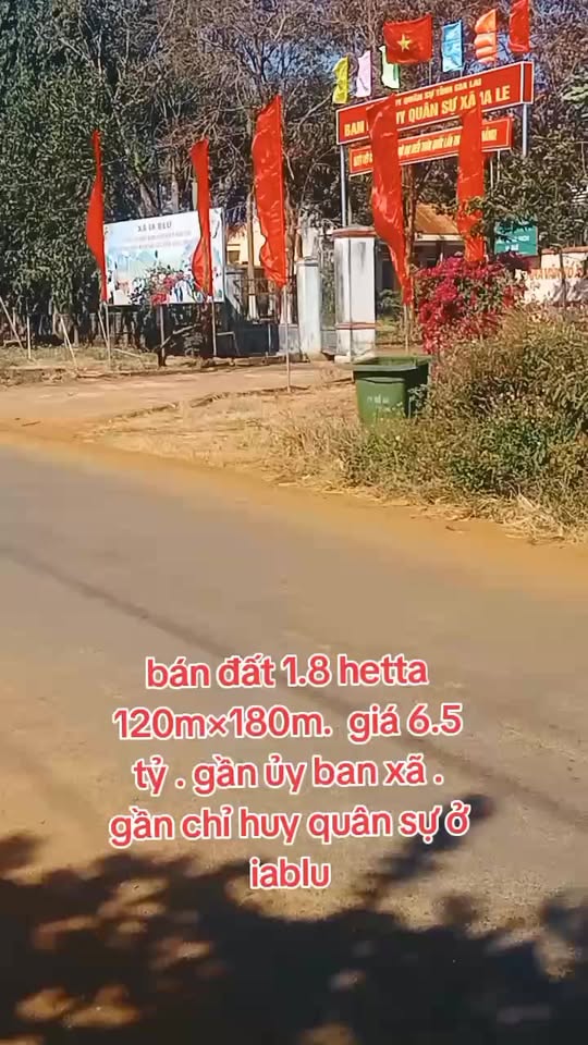 Đất nền 120m² mặt đường tại Ia Le, Chư Pưh - Giá 6.5 tỷ - Cơ hội đầu tư tuyệt vời!