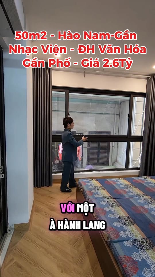 Căn hộ chung cư Hào Nam 50m² giá 2.6 tỷ - Gần ĐH Văn Hóa Hà Nội!