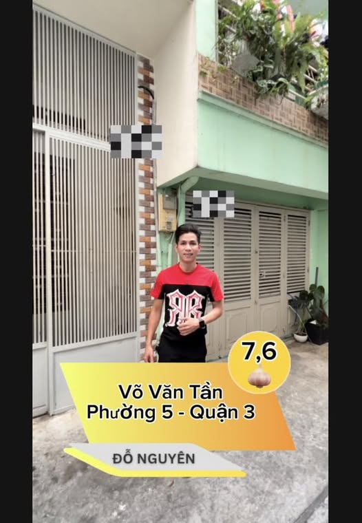 Nhà phố Võ Văn Tần Quận 3 31m² giá chỉ 7 tỷ - Hẻm thẳng, sạch sẽ!