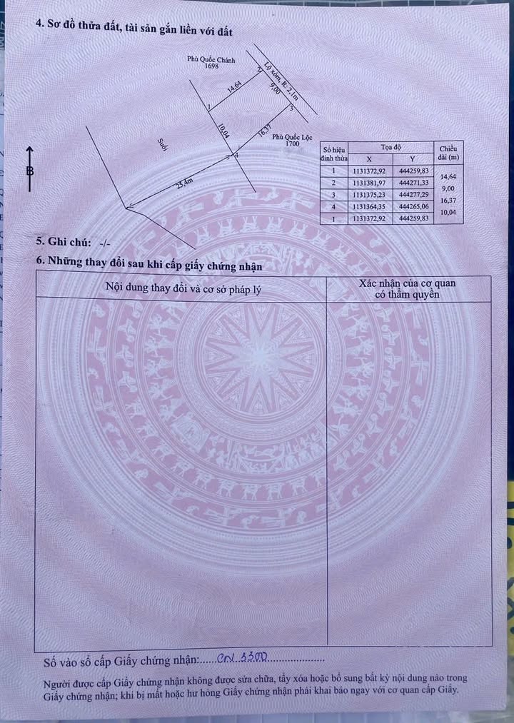Đất nền Phú Quốc 146m² giá 1 tỷ - Sát lộ tuyến tránh