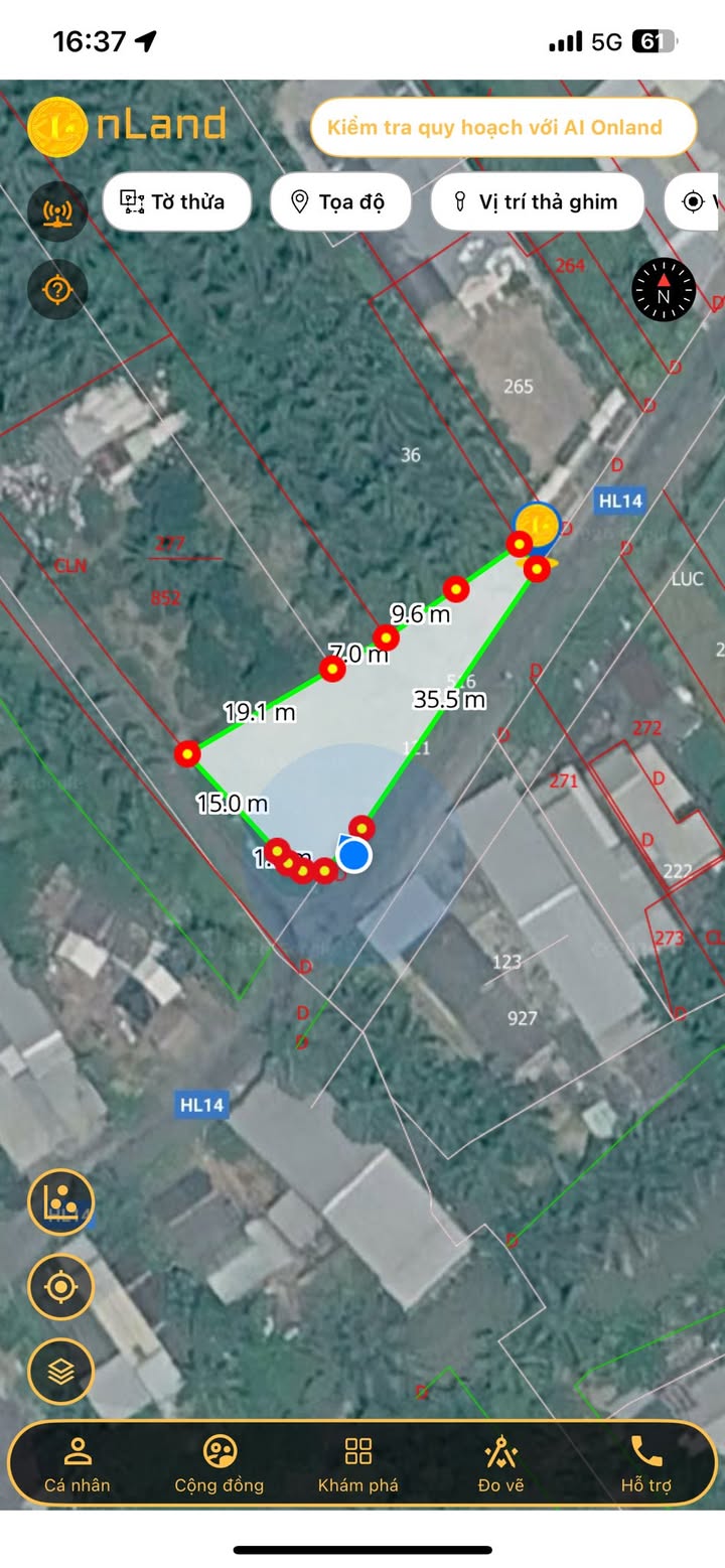 Đất mặt tiền Hương Lộ 14, Trà Vinh 517m² giá 790 triệu - Đầu tư sinh lời ngay!