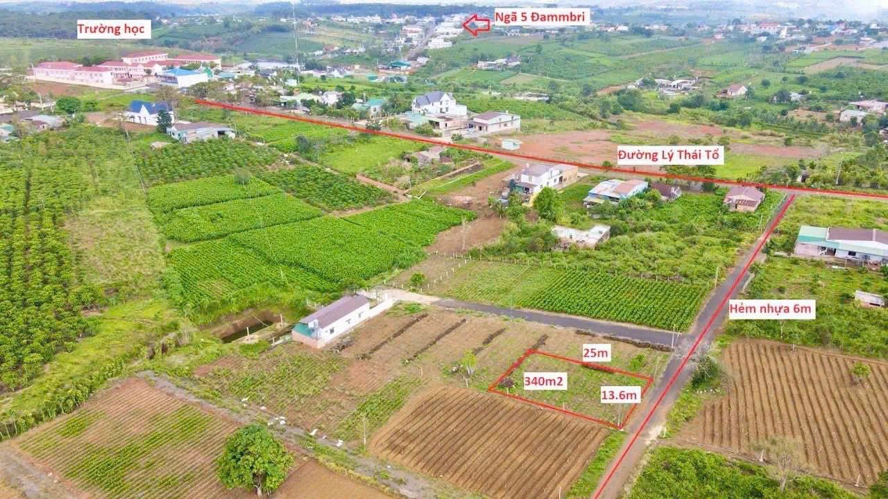 Đất nền hẻm 740 Lý Thái Tổ, Bảo Lộc 340m² giá 2.1 tỷ - Đầu tư lý tưởng!