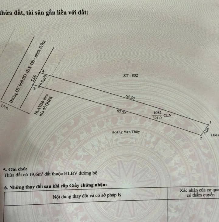 Đất nền Phường An Bình Dĩ An 325m² giá 1.18 tỷ - Đầu tư sinh lời ngay!