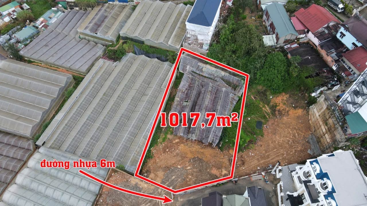 Đất nền mặt tiền đường Nguyễn Đình Quân, Đà Lạt 1017m² giá 20 tỷ - Đầu tư sinh lời ngay!