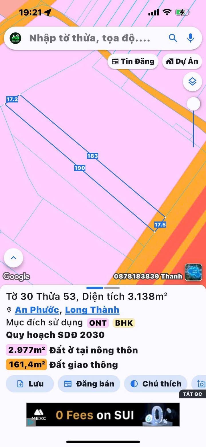 Đất nền An Phước 3200m² giá 5.9 tỷ - Cơ hội đầu tư tuyệt vời!