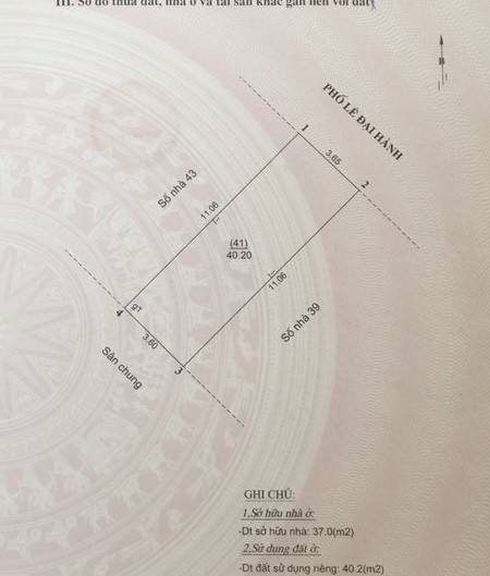 Nhà mặt phố Lê Đại Hành, Hai Bà Trưng 41m² giá 23 tỷ - Kinh doanh đắc địa!