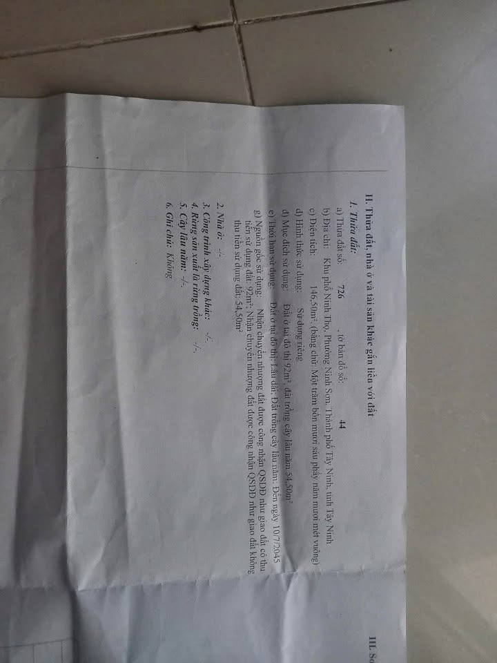 Đất nền hẻm 15 Đường Bời Lời, Tây Ninh 146m² giá 270 triệu - Đầu tư sinh lời ngay!