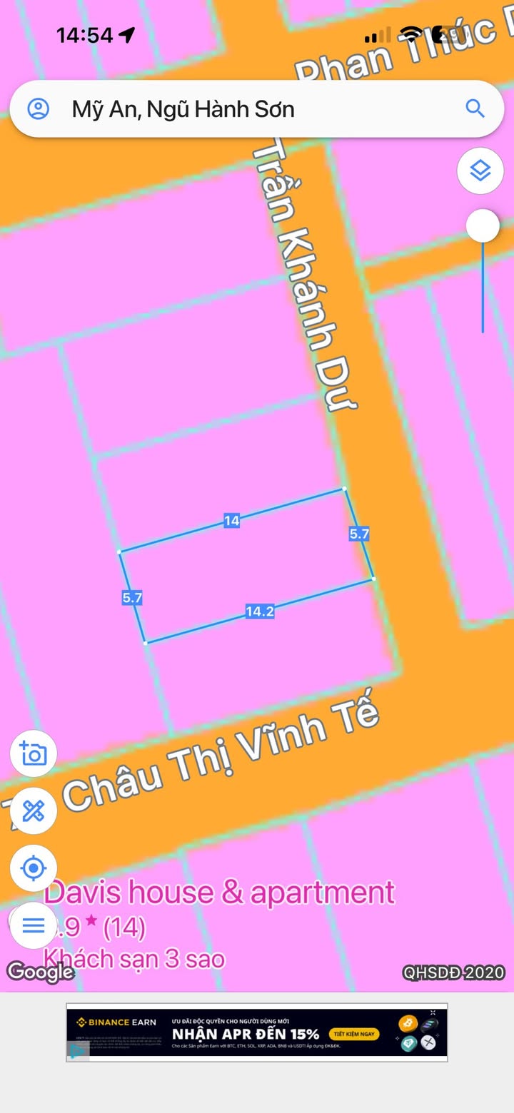 Đất nền đường Trần Khánh Dư, Đà Nẵng 80m² - Thanh khoản nhanh, giá tốt!