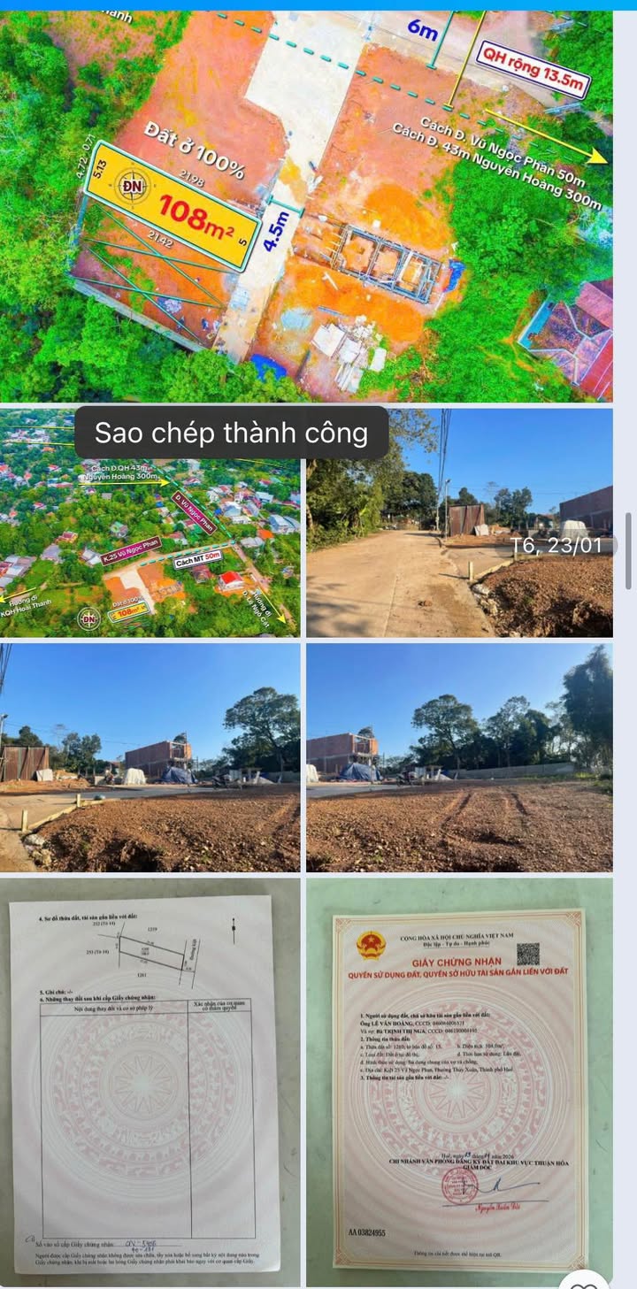 Bán đất kiệt 25 Vũ Ngọc Phan 108m² giá 1.68 tỷ - Nở hậu, thuận tiện giao thông